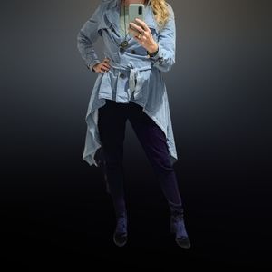 Spring High-low Denim Jacket